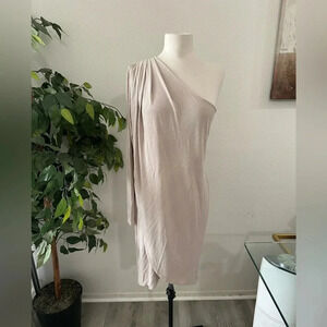 BCBG one shoulder mini dress Sz M party cocktail dress